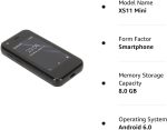 Dilwe XS11 Mini Smartphone for Kids, 3G 2.5Inch Student Pocket Cellphone WiFi GPS 1GB 8GB Quad Core Android Cell Phones, Great Gift for Kids and Students, 2MP/5MP Camera(2.5" Black) - Image 4